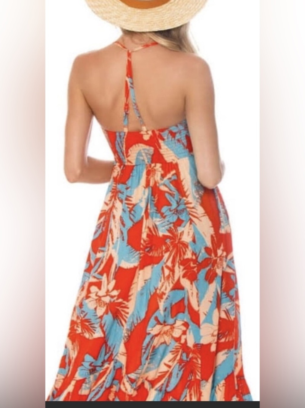 Free People Heat Wave Printed Maxi Dress size S - Picture 5 of 17